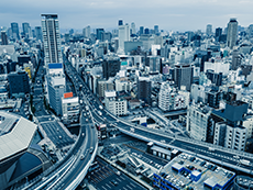 心斎橋空撮